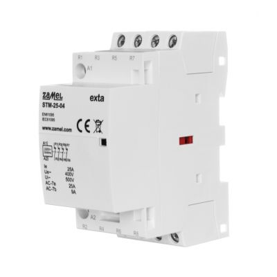 Stycznik modułowy instalacyjny 25A 4xNC 230V AC TYP: STM-25-04 ZAMEL (EXT10000294-WUN)